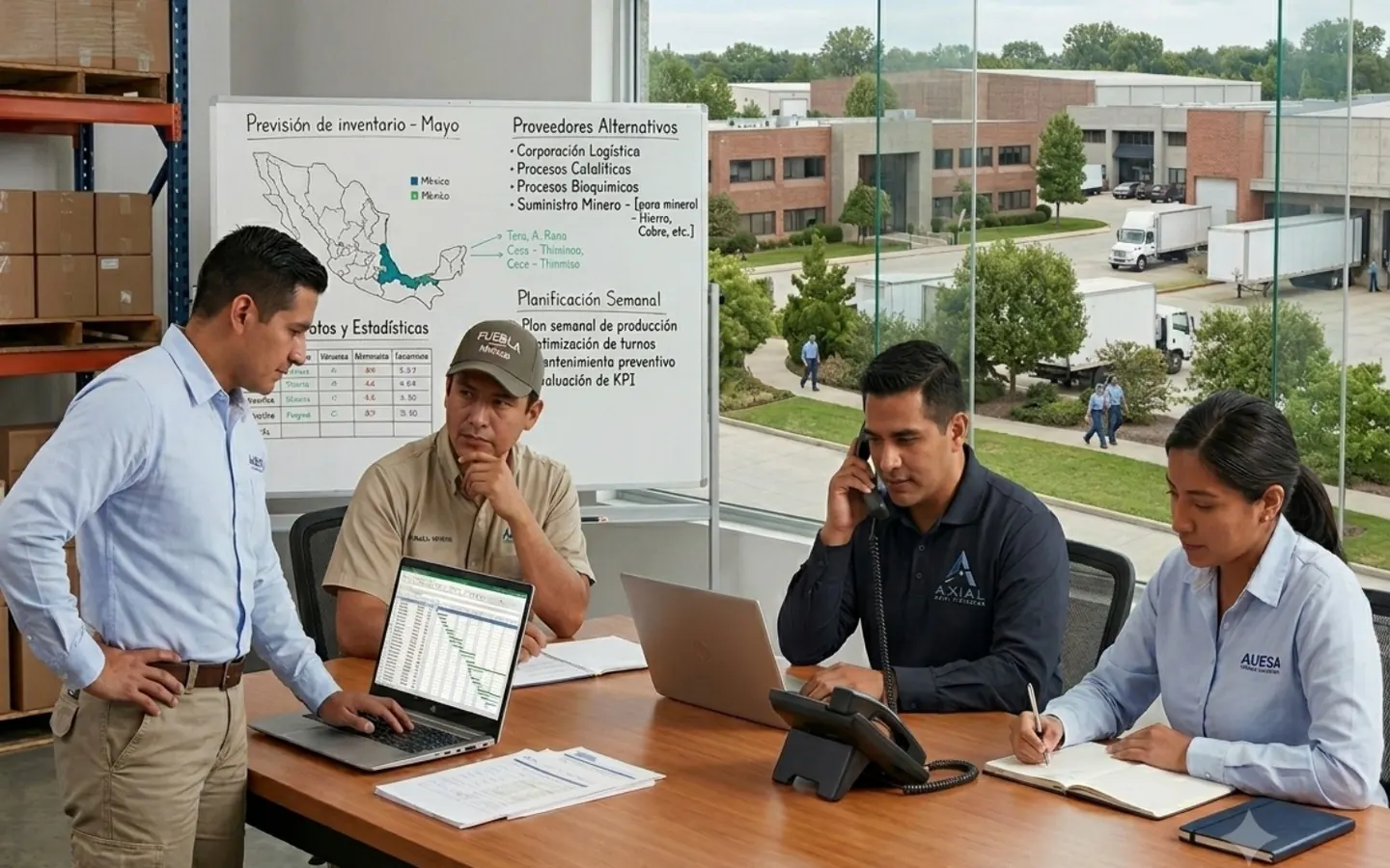 Mesa de trabajo para diagnóstico y planeación de suministro