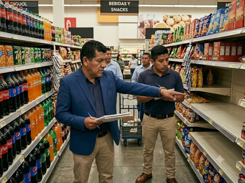 Evaluación de inventario y reposición en retail